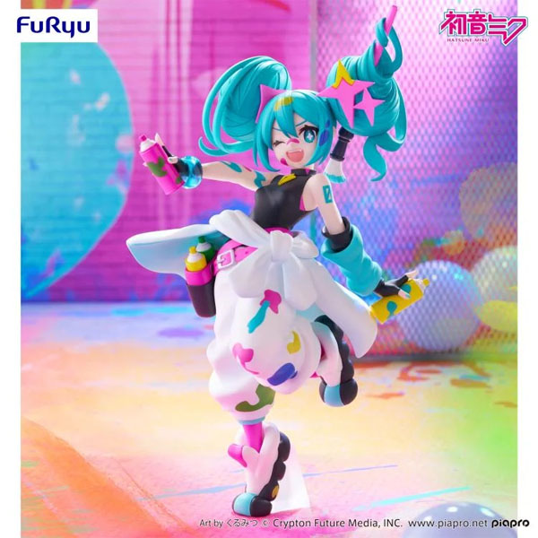 FuRyu Vocaloid Trio-Try-iT Hatsune Miku (Paint Girl) Figure